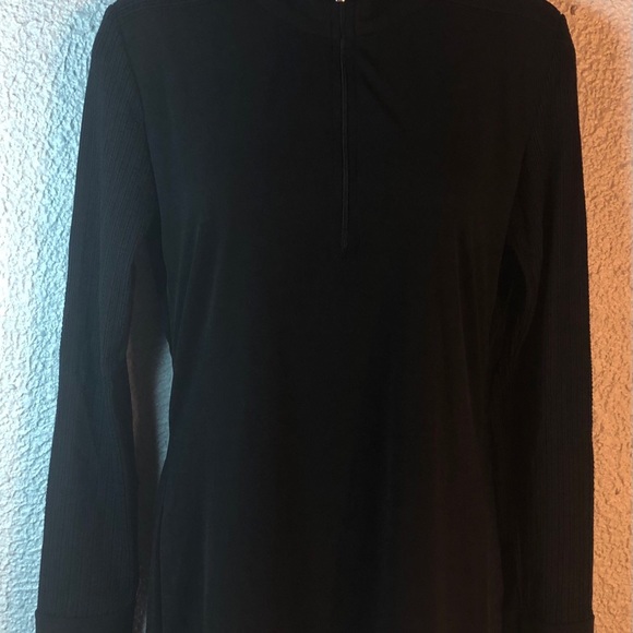 Anatomie 1/4 Zippered Ribbed Shoulders Size Small - Picture 3 of 10